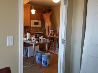 almost got caught naked that day