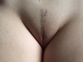 Her tight little slit with a landing strip
