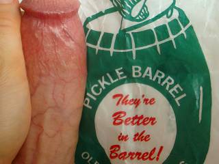 Ya gotta enjoy a pickle with your hoagie.