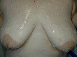 Nice soapy tits