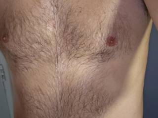 Body shot of hubby