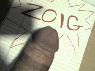 just letting zoig know my cock is real...