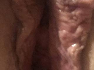 Just got fucked. Ready for sloppy seconds.