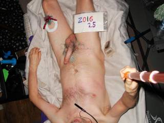 A partial body selfie as I lay upon my recliner with an erection. One of my W290 camera`s was used.