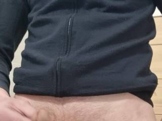 My balls full of cum and my dick hard, feels so good.