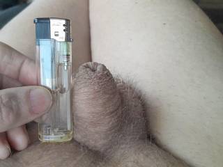Tiny cock 2 inch vs lighter