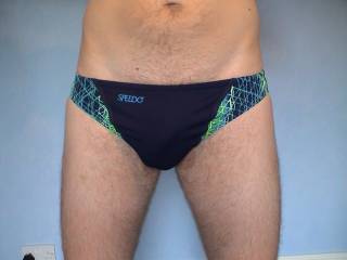 showing off my swim gear