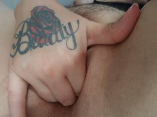 Hubby likes when i stretch my little  pussy with 3 fingers