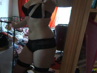 lingerie waiting to be unwrapped - you want to help?