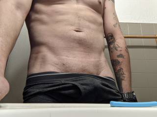 Bored and shaved up in my underwear 🩲