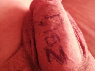 My cock