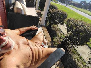 Great day to sit on the front porch