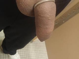 in bathroom sharing cock