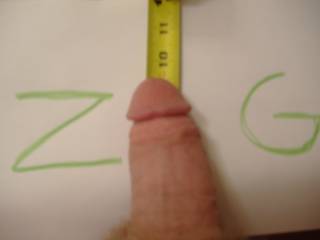 That's a cool pix but I can usually tell how big a guy is by sucking or fucking him.  Want me to measure your big dick my way?  ;P