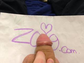 Trying to spell the word with my cock