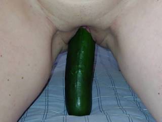Is the word cum in cucumber because cucumbers can make you cum?