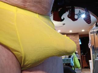 Just playing in underwear