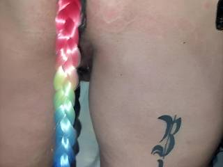 Screenshot with my unicorn tail butt plug