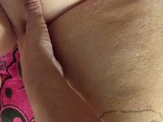 Fingering Chantels perfect pussy