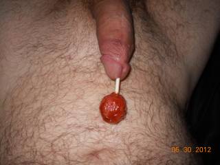 decided trying to insert a sucker into the dick and see how it looked.