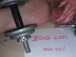Inspired by gym to some zoig fun with my misstress!