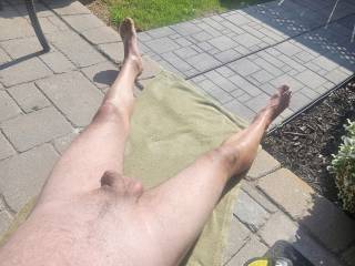 I think I got alittle to much sun on the balls....