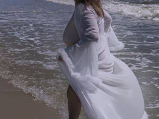 Another in my négligée on the beach, hope you enjoy this one. I like these type of photos because they leave a little bit to the imagination. Please comment like let us know what you want to see.
