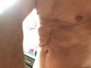 Just a quick shot of abs and scars