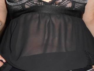 My sweet baby in her sexy outfit.