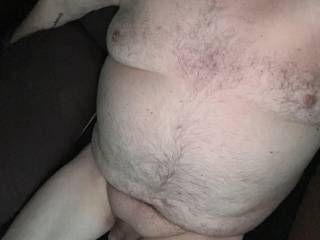 Just hanging out naked