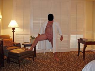 Weekend getaway at a luxury resort. Hubby patiently posing for some nude pics before I gave him a blowjob...and some pussy!