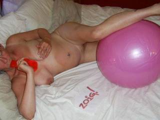 Who wants to join me on the bed? I'm very good with balls...