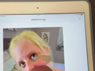 Mrs. NikNak2012 likes cum on her face…. I gave her a load to enjoy
