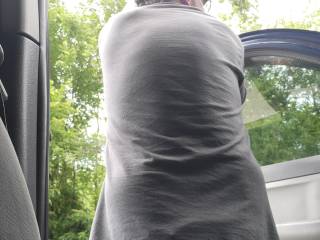 Outside playing