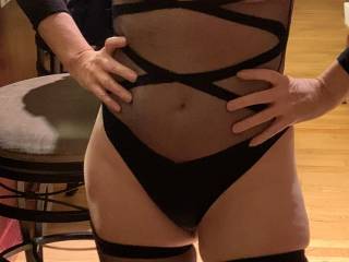 Lingerie with little nipple peaking out 😝