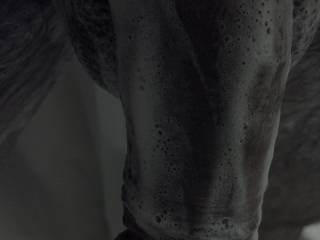 In the shower