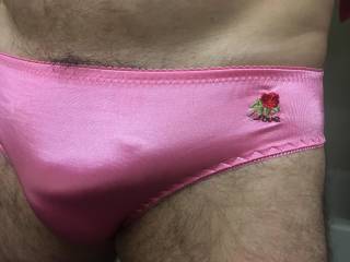 New pink panties for me and my gf
