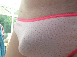 making a bulge in my panties