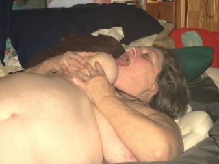 MY PUSSY WAS BEING LICKED WHEN THIS WAS TAKEN!