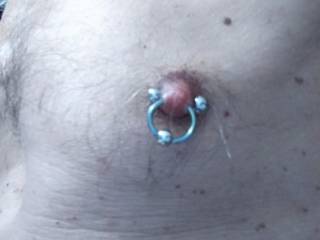 Pierced nipple pic.