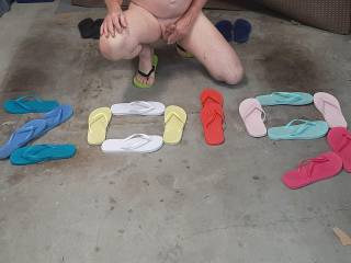 Some of my flipflops for the contest.