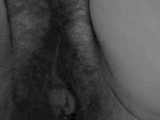 My hairy pussy aroused upon up