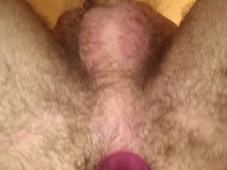 Stretching my ass with a buttplug, got me instantly hard. You like?