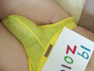 Another frontal view of my undie, but an above closer view of my pouch as I am on my bed after my hibernation...A SX160 camera was used.