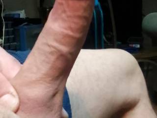 Waiting to bust on your tits