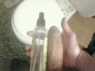 used the body spray bottle for size comparison
