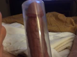 I just bought it, a lot of fun sucking. Vacuum
On my cock and increasing my length  and girth Any guys or gals want any
Info on the penis pump I would b glad to share my thoughts