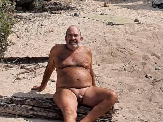 Taken by my wife on a nude beach in Crete