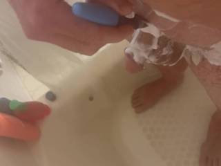 Just shaving and keeping my parts manscaped. Don’t want a jungle down there for the ladies. ;)