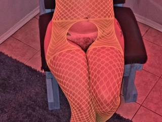 Fun neon night at the BDSM house